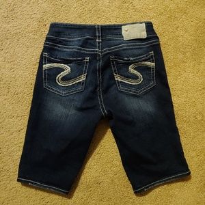 Silver Suki Mid Bermuda shorts